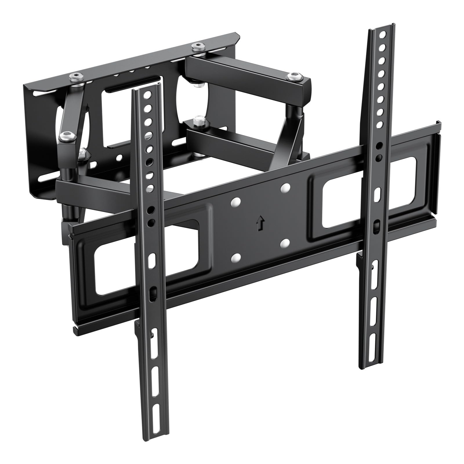 GRIFEMA GB1006-4 TV Wall Bracket for 26-65 inch, Double Arms, Swivel Tilt Extendable TV Wall Mount, up to 35kg, Max VESA 400x400mm with Spirit Level, More Stable