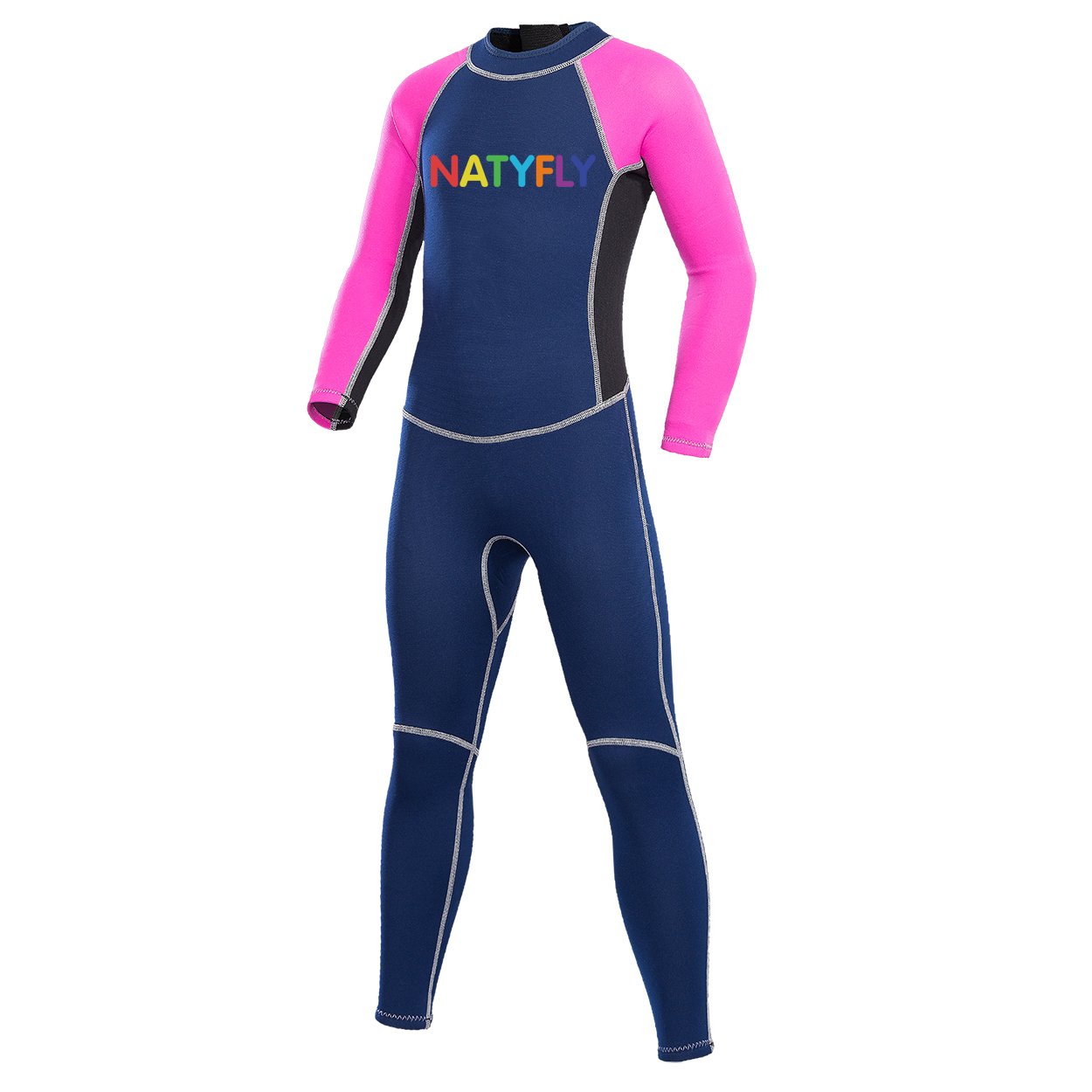 Kids 2.5mm Neoprene Wetsuit Set - Long Sleeve Top & Leggings For Boys & Girls, Cold Water Swimming, Surfing, Diving