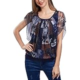 Damen Pullover Kurzarm Kaschmirimitat - Eleganter Strickpulli Sommer