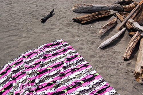 Leopard Faux Fur Bed Topper, Girls Furry Bed Topper, Waterproof Lined Blanket, Overnight Mattress Protection- Large 60" x 60"