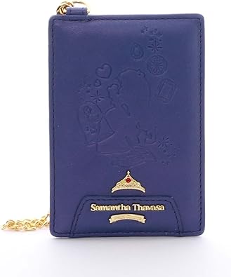 Amazon Samantha Thavasa Petit Choice サマンサタバサ プチチョイス ディズニー Disney 美女と野獣 ベル パスケース レディース 定期入れ キャラクター かわいい ネービー 定期入れ
