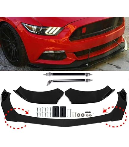 Becquet Lèvre Pare-Chocs Avant Noir Brillant ABS – Look Sportif Pour Toyota GT86 / Subaru BRZ 2012-2016 – Kit Carrosserie Racing