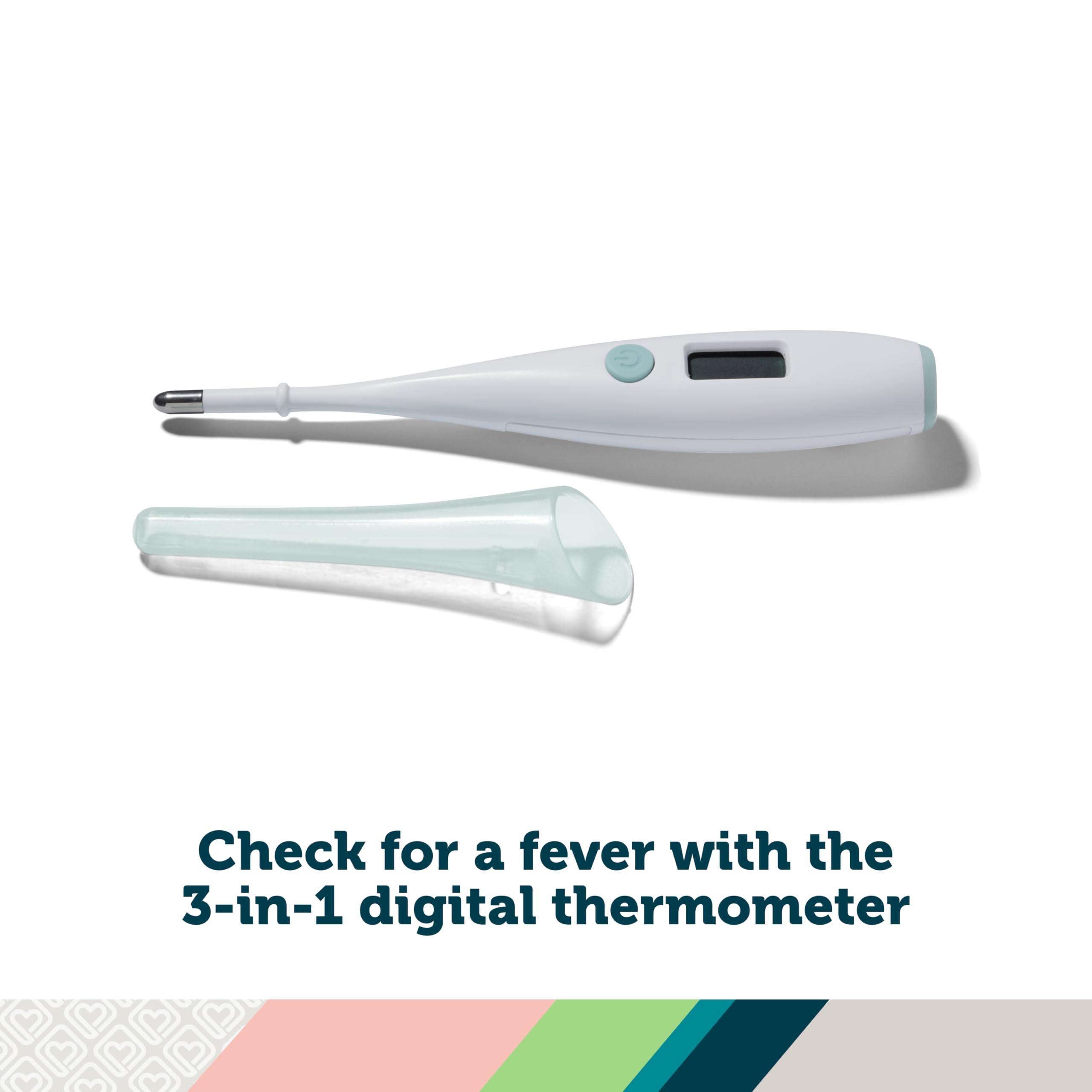 Safety 1st Baby’s 1st SneezyWeezy Kit, BoogEase Nasal Aspirator, 3-in-1 Digital Thermometer, Fuss Free Medspoon, Infant Healthcare Set, Easy-Clean Snot Sucker, Medicine Feeding Spoon