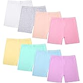 Boyiee 8 Pack Girls Toddlers Dance Shorts Bike Shorts for Dance Gymnastics Yoga Safety Active Under Dress