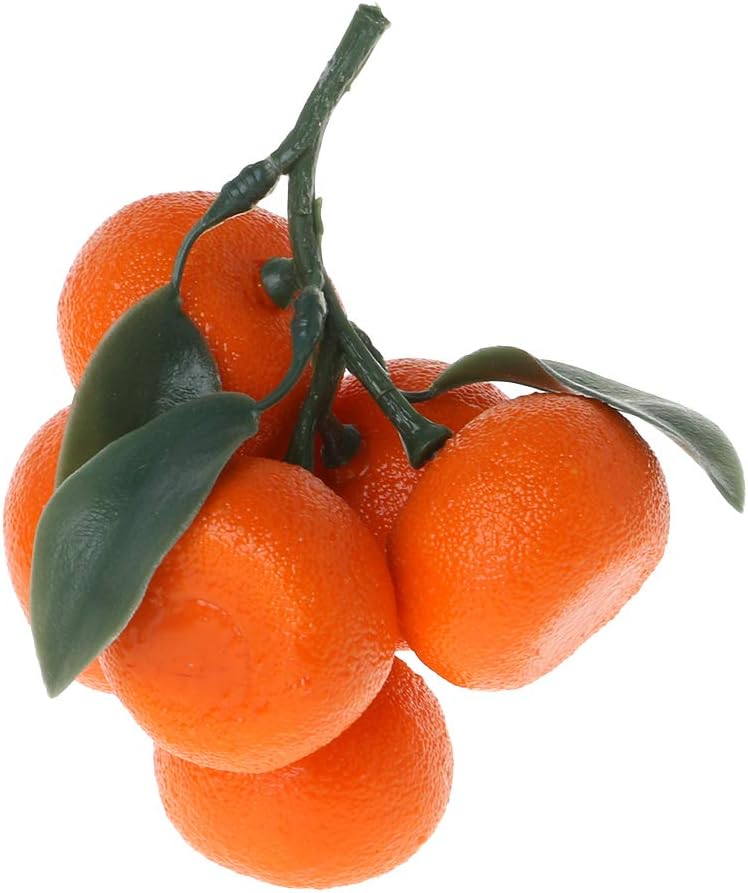 Realistic Lifelike Artificial Tangerine Fruit Oranges Fake Display Food Decor Home Party Decor