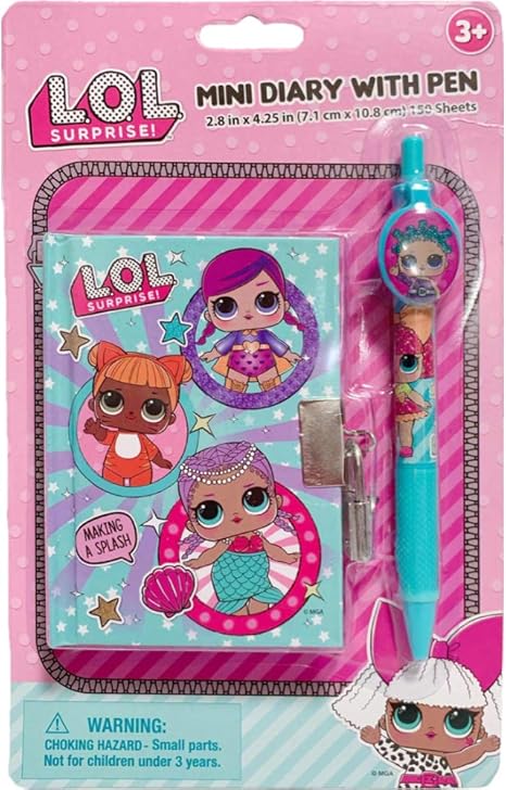 Amazon Co Jp L O L サプライズ 鍵付き ミニダイアリー ペン ノート ボールペン 筆記用具 文房具 エルオーエル Lol グッズ ホビー