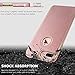 LOHASIC for iPhone 8 Plus Case, Premium Texture Leather Ultra Slim Excellent Grip Soft Case Compatible with iPhone 8 Plus - [Rose Gold]