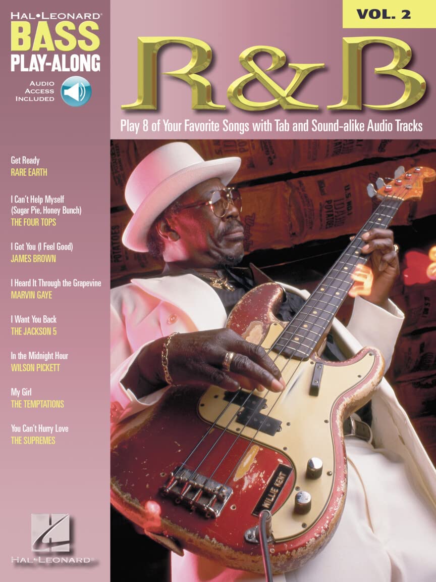 BASS PLAY ALONG VOLUME 2 R & B BASS GUITAR BGTR BOOK/CD (Hal Leonard Bass Play-Along)