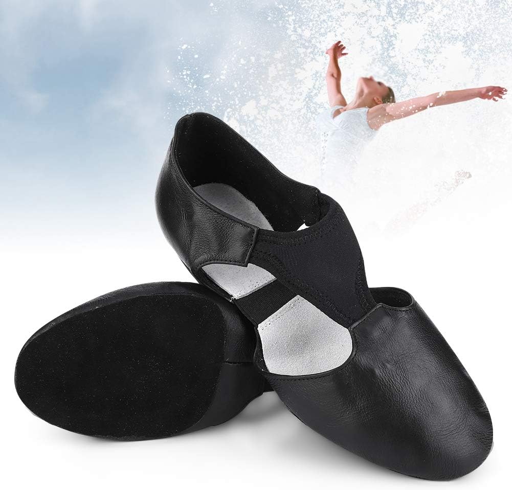 Alomejor Jazz Tanzschuhe Split Sole Schuhe Dance Schuhe PU Leder
