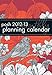 Posh 2012-13 Planning Calendar Funky Bird: 2 Year Monthly Planner Calendar by