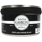 Gamblin Relief Ink Portland Int Black 175Ml