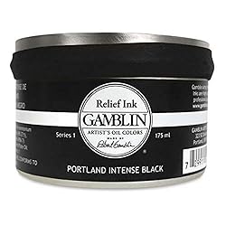 Gamblin Relief Ink Portland Int Black 175Ml