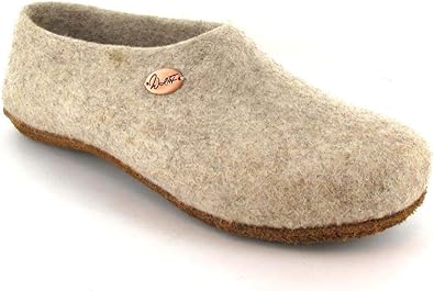 mens slippers with raised heel