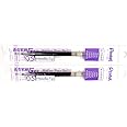 2 Pk Pentel LRN5-V EnerGel Refills, 0.5 mm Fine Needle Tip, Violet