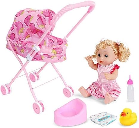 toy baby stroller set