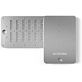 KEYSTONE Crypto Seed Storage, Crypto Steel Capsule Metal Wallet, Cold Storage Backup, 24 Words Bitcoin Key Phrase Storage, St