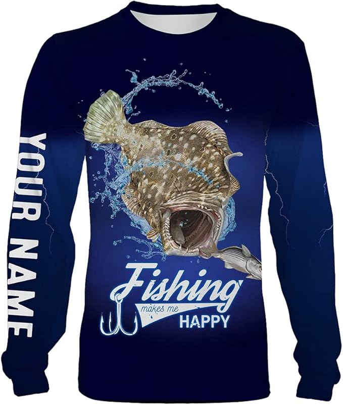 flounder fish shirt