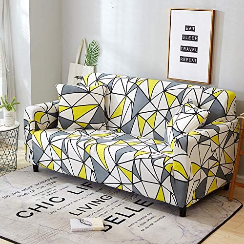 Sofa Slipcovers - Sofa Covers - Stretch Sofa Slipcover Sofa Cover - Furniture Protector, Slip-Resistant Sectional Elastic Full Couch Cover Sofa Single/Two/Three/Four-Seater (5, 1-seat 90-140cm)