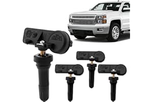 HQPASFY TPMS Sensor 315MHz Tire Pressure Sensor, Compatible with 2006-2019 Chevy Silverado/Tahoe, Cadillac Escalade, GMC Sier