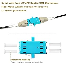 100ft (30 Meters) Uniboot OM3 Fiber LC to LC
