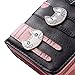 Women's Wallet Short Cartoon Cute Cat Wallet Coin Purse Bifold Purse with Zipper
