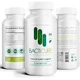 Bacticure, Natural Product, Set of 3 Bottles, Total per Bottle 60 Capsules, Immune System Support, Patented Formula, Original Product