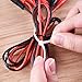 AUSTOR 700 Pieces Zip Ties White Nylon Cable Zip Ties Self Locking Cable Ties in 4/6/ 8/10/ 12 Inches for Home Office Garage and Workshop