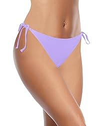 Holipick Lavender Bikini Bottoms for Women String