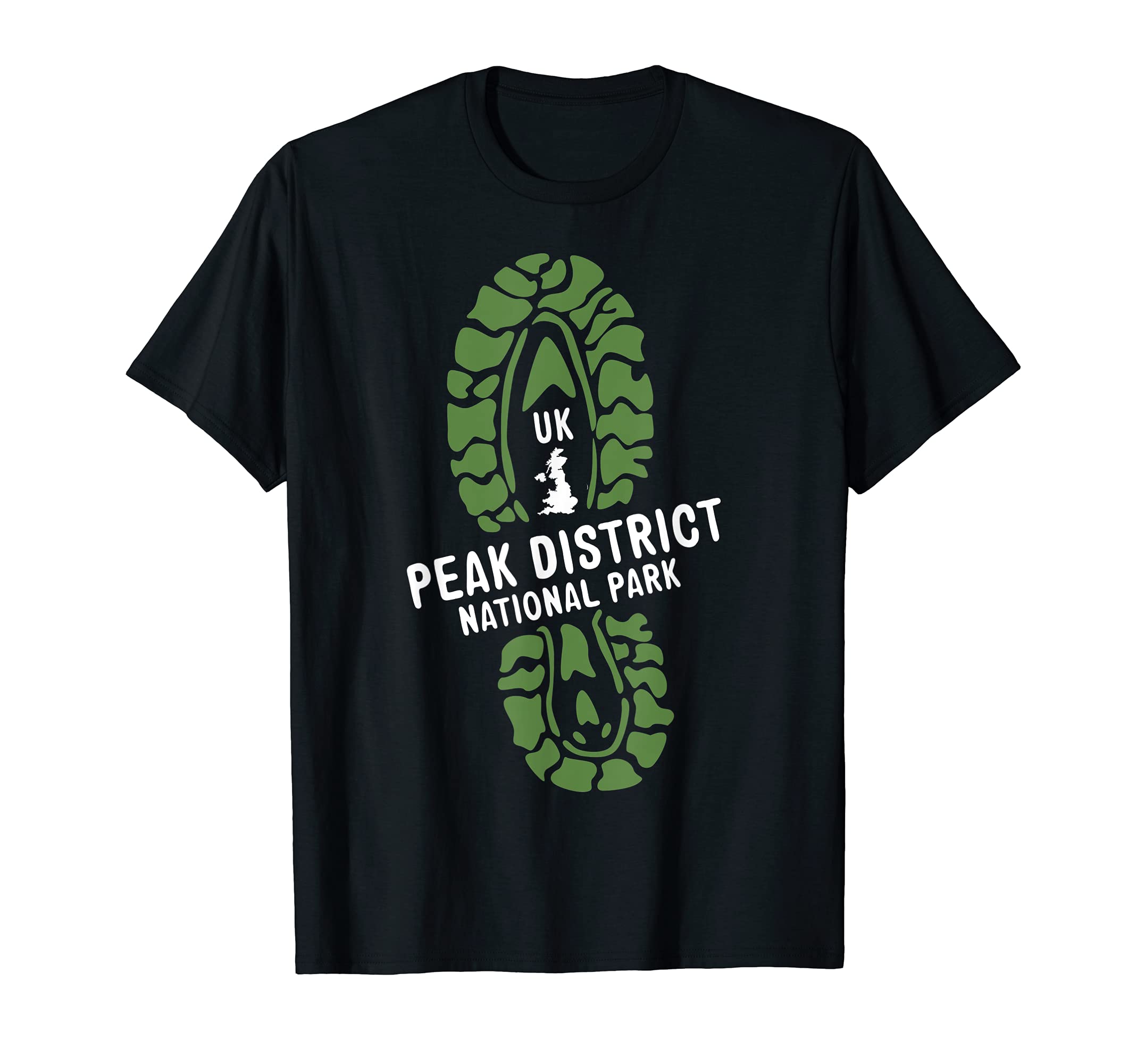 Peak District National Park UK England Hiking Boot T-Shirt