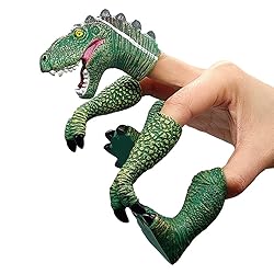 AQKILO Dinosaur Finger Puppet Set, Animals Puppet