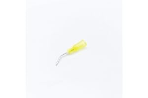 FLYDENT Dental Pre Bent Flow Dispensing Tips Yellow 100/PK