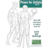 Poses for Artists Volume 6: An essential reference for figure drawing and the human form. (Inspiring Art and Artists)