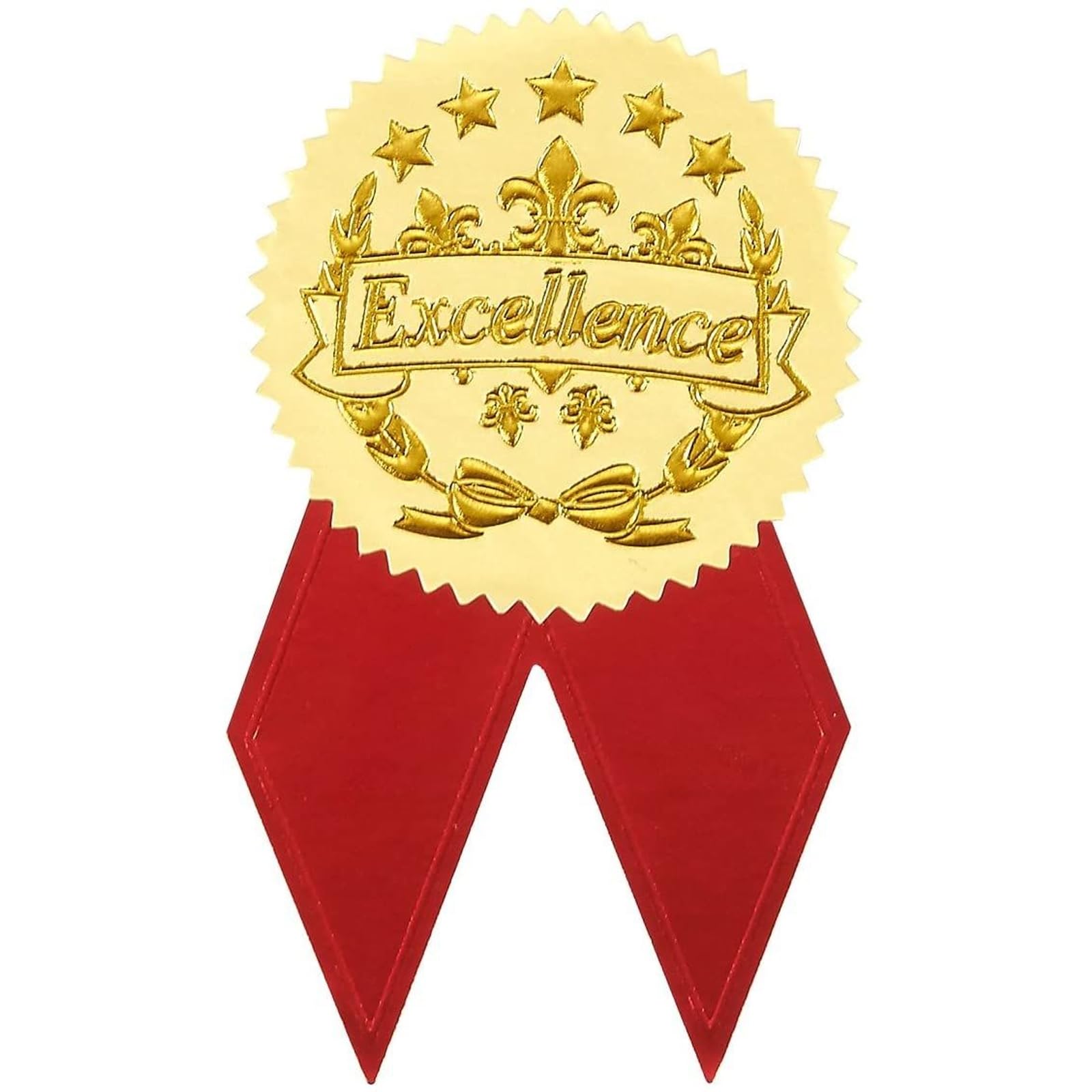 Gold Award Certificate Stickers, 96 Pieces