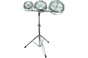 GP Percussion RT68 Tunable-Tom Drum Set with Folding Stand