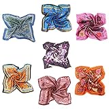 niceEshop(TM) Women's Fashion Printing Mulberry Silk Square Scarf