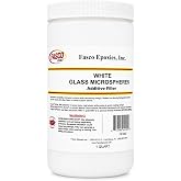 Fasco Epoxies White Glass Microspheres - Filler for Epoxy and Polyester Resin - Quart Tub