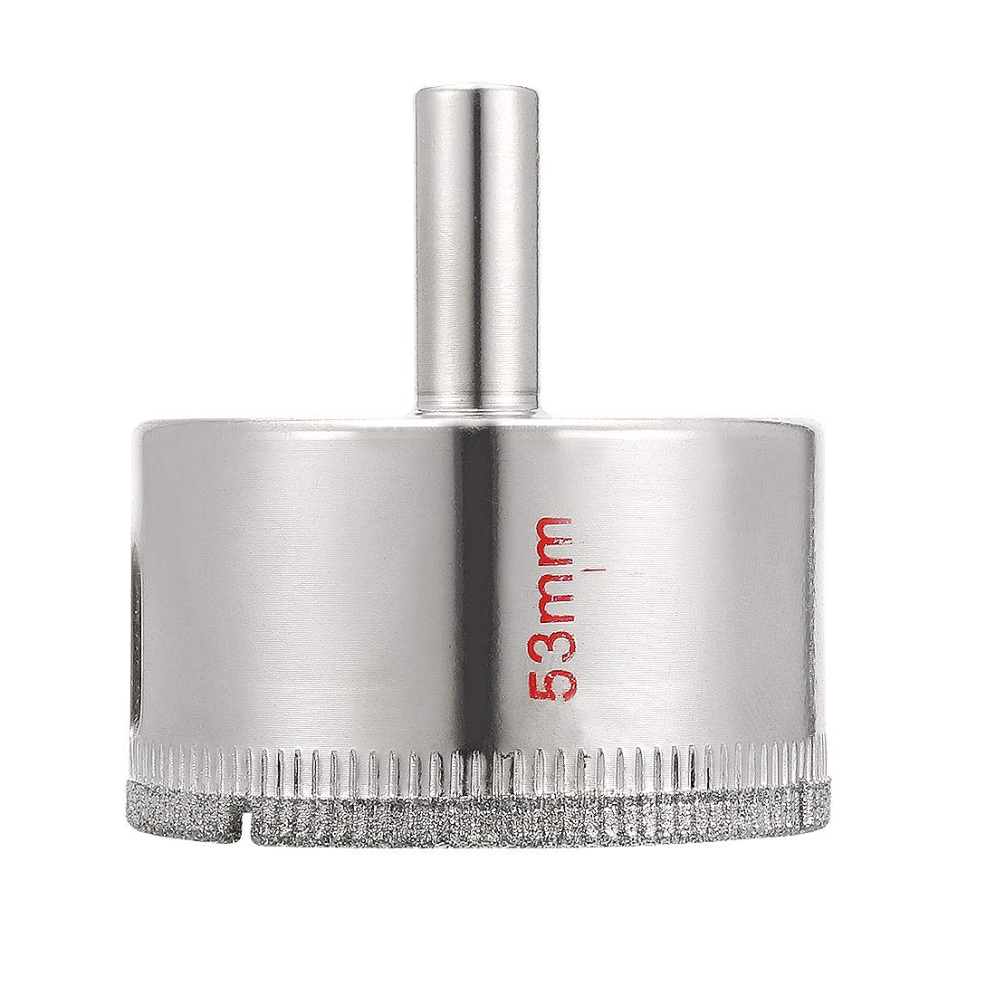 Sourcingmap 53mm Diamond Coated Glass Hole Saw Drill Bits for Ceramic Tile Marble Rock Porcelain Bottles Pots Brick