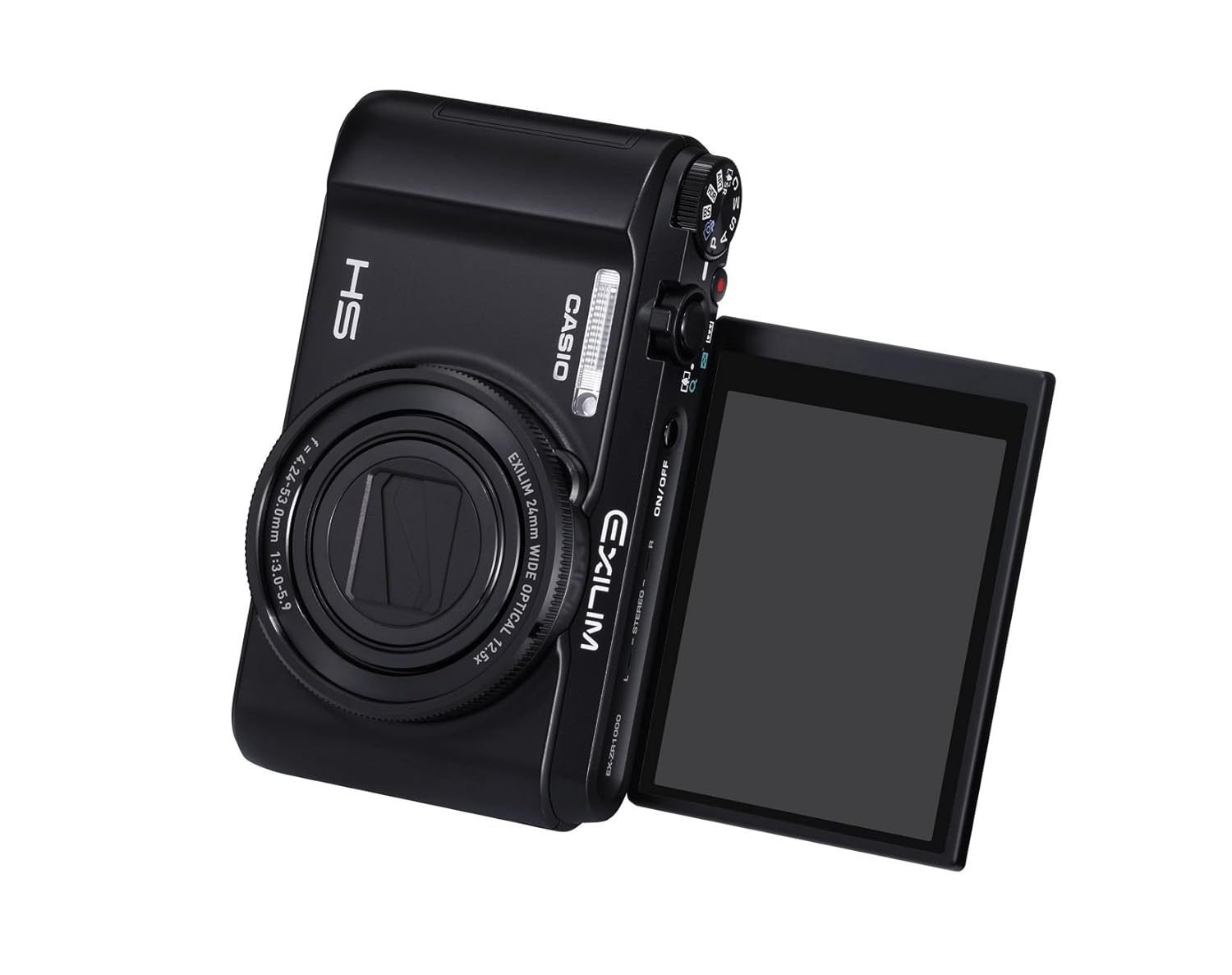 Amazon.com : Casio High Speed Exilim Ex-zr1000 Digital Camera Black Ex-zr1000bk  - International Version (No Warranty) : Point And Shoot Digital Cameras ...