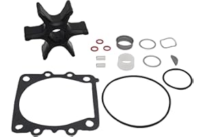 SANKWIN 6E5-44352 Marine Water Pump Impeller Service Kit Compatible with Yamaha 2 Stroke 150-300 HP and 4 Stroke 150 200 225 HP Boat Outboard Motor Replacement 6E5-44352-00 Sierra 18-3071