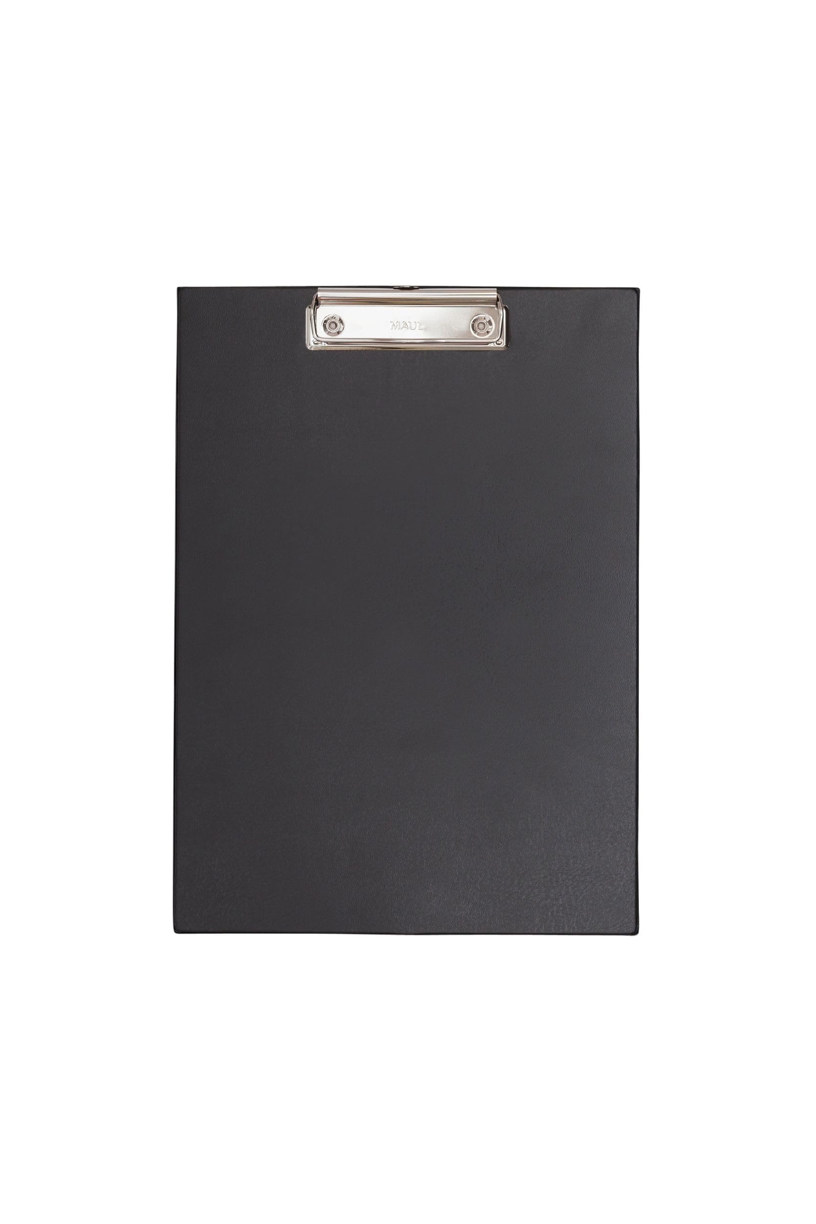 MAUL A4 Clipboard | Magnetic Clip Board | Extra Strong Neodymium Magnets Embedded on the Back | Attach to Flipchart, Whiteboard and Magnetic Board | Black