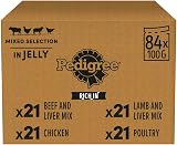 PEDIGREE Adult Dog Pouches Mixed Selection in Jelly 84x100g view 2