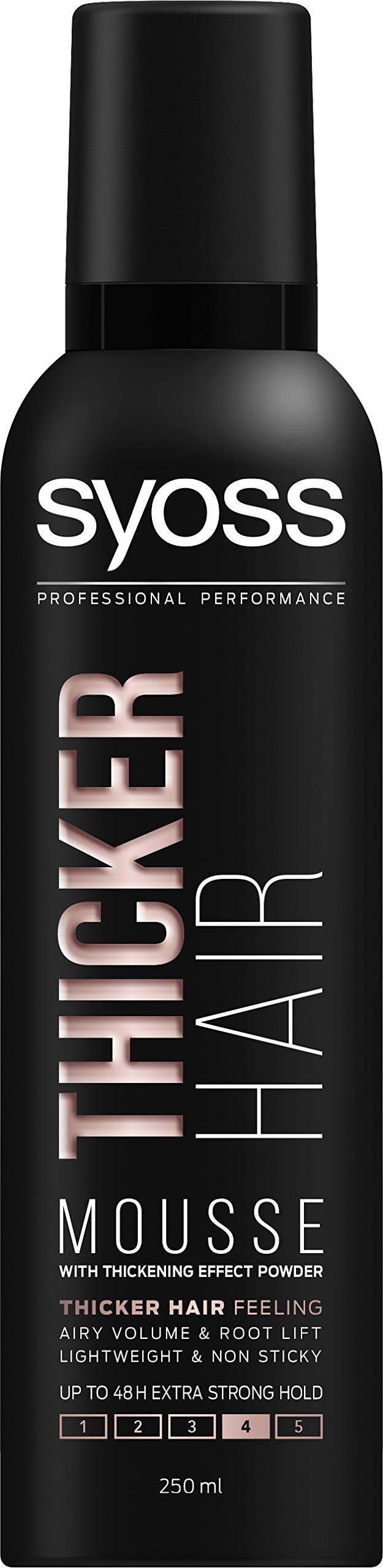 Syoss Thicker Hair Extra Strong Hair Thickening Mousse 300 ml