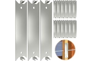 FOROIRON 80 Pack Nail Plate for Wood Studs, Cable Wire Protector Plate, 6 x 1.5 Inch Anti-Nail Protection Plate Shield, Nail Plates Electrical