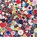 Juvale 1000 Pack Assorted Buttons for Crafts, Round Resin Sewing Buttons with 2 or 4 Holes, and Sizes