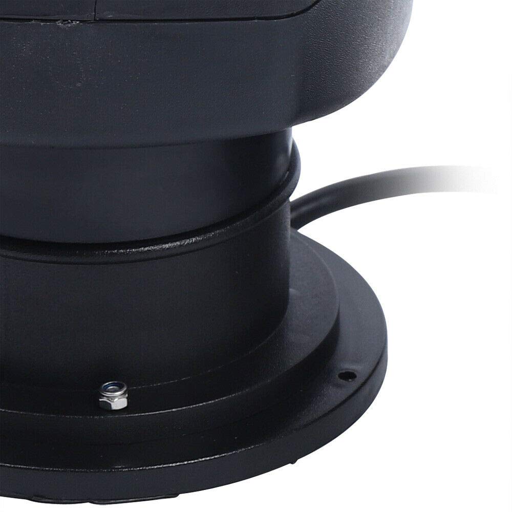 XYOUNG Searchlight, Boat LED Light, 100W 2500LM 3200K Marine Boat Remote Control Spotlight Truck Car Marine Boa Searchlight Black: Industrial & Scientific