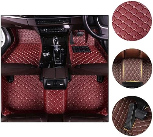 Amazon ジープラングラー04 10 09 08 07 06 05カーアクセサリーのスタイリングフットマット バーガンディの右ハンドル用のカスタムメイドの車のフロアマット フロアマット 車 バイク