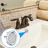 BaiJ 6PCS Sink Overflow Ring Cover Drain Cap Insert Silver Plastic Bathroom view 6