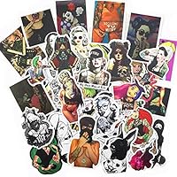 Beyong Skateboard Stickers for Adults Pack, Punk Hippie Sticker for Laptop Luggage Water Bottles Computer (Punk Sticker 100 Pcs)