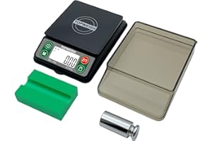 TOPWEIGH Arrow Scale with Arrow Holder, Arrow Grain Scale, Easy to Read, 3086 Grains x 0.1gn, 200 Grams by 0.01g, Large Backlight Display, 6 Weighing Units, Included Calibration Weight, Batteries