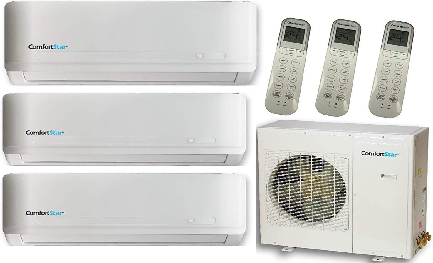 ComfortStar Multi Zone Ductless Heat 
